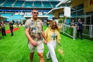 Rob Gronkowski & Camille Kostek (Image via Getty)